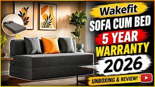 Складной диван-кровать Wakefit | Самый доступный диван | 2025