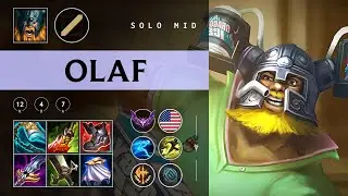 Olaf Mid vs Cassiopeia - NA Master Patch 25.24