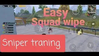Easy Squad wipe | Sniper Training | Pubg mobile | samsung galaxy m21 | 5 finger claw