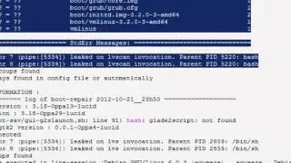 Demo- Boot Repair tools for Linux and Windows