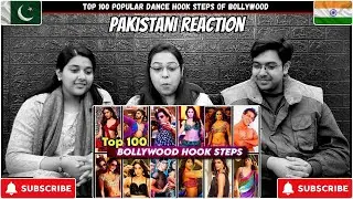 Top 100 POPULAR Dance Hook Steps Of Bollywood | Reaction!
