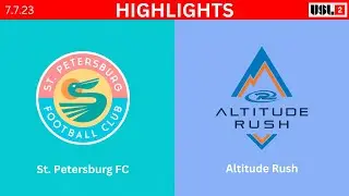 7.7.2023 | St. Petersburg FC vs Altitude Rush - Game Highlights