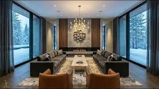Silent Winter Cabin Lounge &ndash; Luxury Fireplace Ambience with Smooth Piano for Deep Relaxtion
