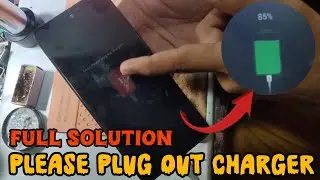 infinix Hot 40i X6528 Or Smart 8 Error! Please Plug Out Charger! Repair Solution 100% Working