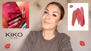 KIKO COSMETICS HOLIDAY FABLE МИНИ-НАБОР ПОМАД ДЛЯ ГУБ | первые впечатления и свотчи&hellip;