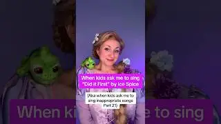 When Kids Ask Me To Sing He&nbsp;Did&nbsp;It&nbsp;First&nbsp;By Ice Spice #icespice #rapunzel #shorts
