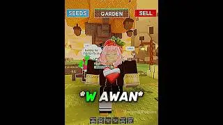 Awan Wholesome Moment  #roblox #growagarden