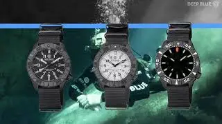 Deep Blue  - Automatic Tritium Daynight PC Dive Watch