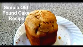 Baking a pound cake quick and easy during self isolation