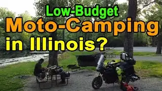 Motorcycle Camping Adventure ep.2 | Sparta Illinois and Shelbyville Lake