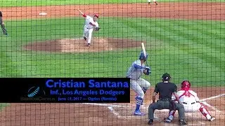 Cristian Santana, IF, Los Angeles Dodgers &mdash; June 19, 2017