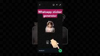 Whatsapp sticker generator