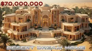 Inside a $70 Million Desert Oasis Mansion – Ultimate Luxury in the Sand Dunes 🏜️