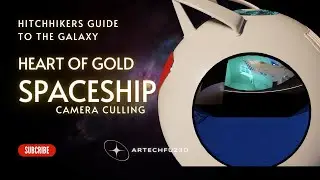 Camera Culling Through the Hull of the Heart of Gold Spaceship