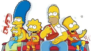 Menu de DVD-Os Simpsons: O Filme (De 2007) Em 4K