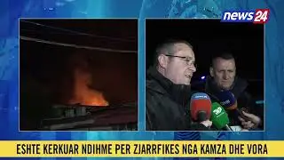 Zjarri i përmasave të mëdha te “5 Maji”/ Flakët përhapen në një tjetër vatër. Evakuohen banorët