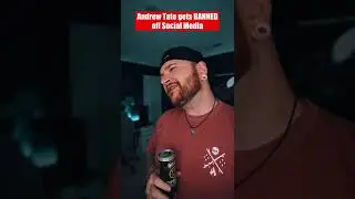 Andrew Tate gets BANNED on YouTube & TikTok 😳 Andrew Tate Instagram, Facebook, Twitter Ban