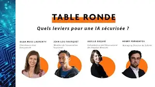 Colloque &laquo; IA : comprendre les risques et agir &raquo; (S&eacute;nat, oct. 2025) - Table ronde