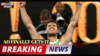 Why the Australian Open is finally seeing the very best of Carlos Alcaraz. #tennis #tennisnews #usa