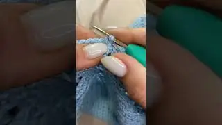 Обвязка изделия «Рачьим шагом». #knitting , #вязание ,#вязаниекрючком ,#crochet