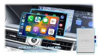 AutuVone Wireless CarPlay Android Auto LVDS Decoder Retrofit Kit for Lexus ES NX UX RC IS ES RX LX