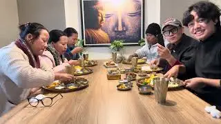 Family Sanga mitho khana 