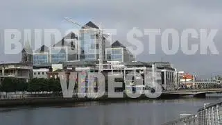 Wide Shot of Dublin Skyline 1