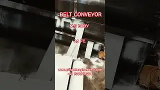 BELT CONVEYOR, MATERIALS HANDLING EQUIPMENT CONVEYOR, 16FT CONVEYOR,M.S CONVEYOR#conveyor #machine