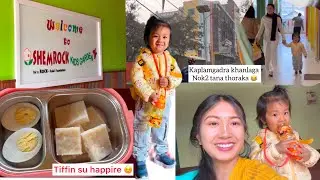 KENJI School kaba houre ngaCdei Play Group ta 🥰// First video su oire shina 2025 ki 😁