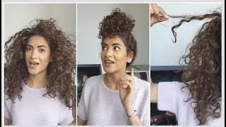 My Signature Messy Curly Bun + Big Announcement !