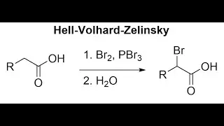 Hell-Volhard-Zelinsky Reaction (HVZ)
