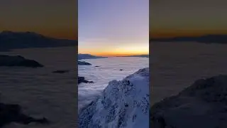 Najkraj&scaron;&iacute; v&yacute;chod slnka na veľkom Choči 🤩 #sun #sunrise #slovakia