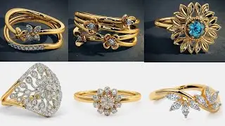 Gold Ring Designs For Women l Latest Gold Ring Designs l Engagement Gold Rings l New Diamond Rings..