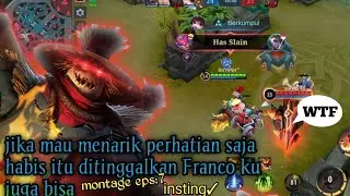 FRANCO HOOK MONTAGE BEST MOMENT 2022 | FRANCO AUTO AIM HOOK 2022 - mobile legends bang bang
