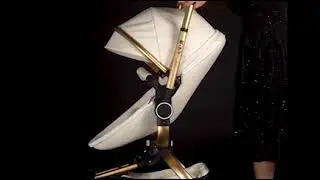 Luxe PU Leather 3 in 1 Stroller