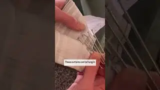 Шторы с защипами и складками, сделанные своими руками без шитья! Подробности в комментариях!