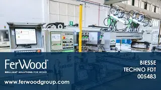 Aвтоматический дыропробивной станок во время работы - BIESSE TECHNO FDT - Ferwoodgroup - 005483