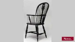 Antique English Country antique Windsor arm chair with