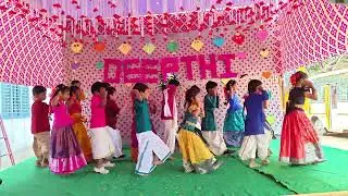 Bhogimantalu song dance performance by 1st class students | sankranthi | Deepthi School Nagaram 
