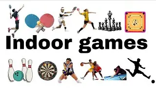 Indoor Sports Names with Explanation | Sports Name in English | Kids Learning Video #shorts 