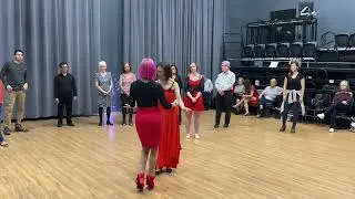 Salsa beginners lesson: 7 steps summary/review -  Basic/Progressive/(Underarm) Turn Variations/Side.