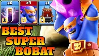 Best Super Bowler & Bat Spell Th15 Attack Strategy!! 4 Super Bowler + 6 Bat Spell - Clash of Clans