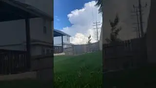 Supercell thunderstorm forming