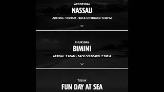 Day 6: Last Fun Day at Sea and Day 7: Norfolk Virginia and back to back cruise ship