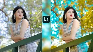 New Lightroom Blue And Yellow Tone Photo Editing // Lightroom Presets Free Download //