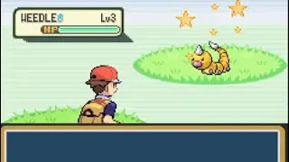 Live Shiny Weedle After 4000 Random Encounters! (Pok&eacute;mon FireRed)