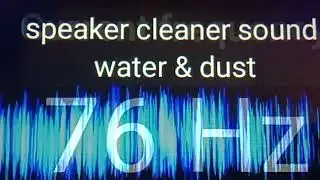 Speaker 🔊 cleaner sound  