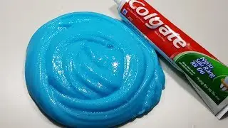 DIY Toothpaste Fluffy Slime!! No Shaving Cream