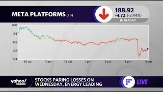 Stocks: Energy leads, Facebook stock falls on news of Sheryl Sandberg&rsquo;s departure