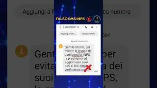 💬 FALSO SMS INPS